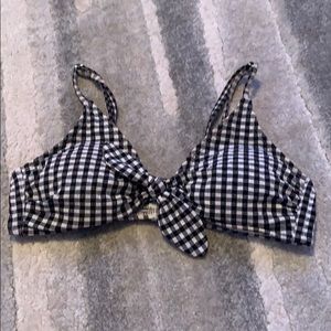 Plaid Target Bikini top